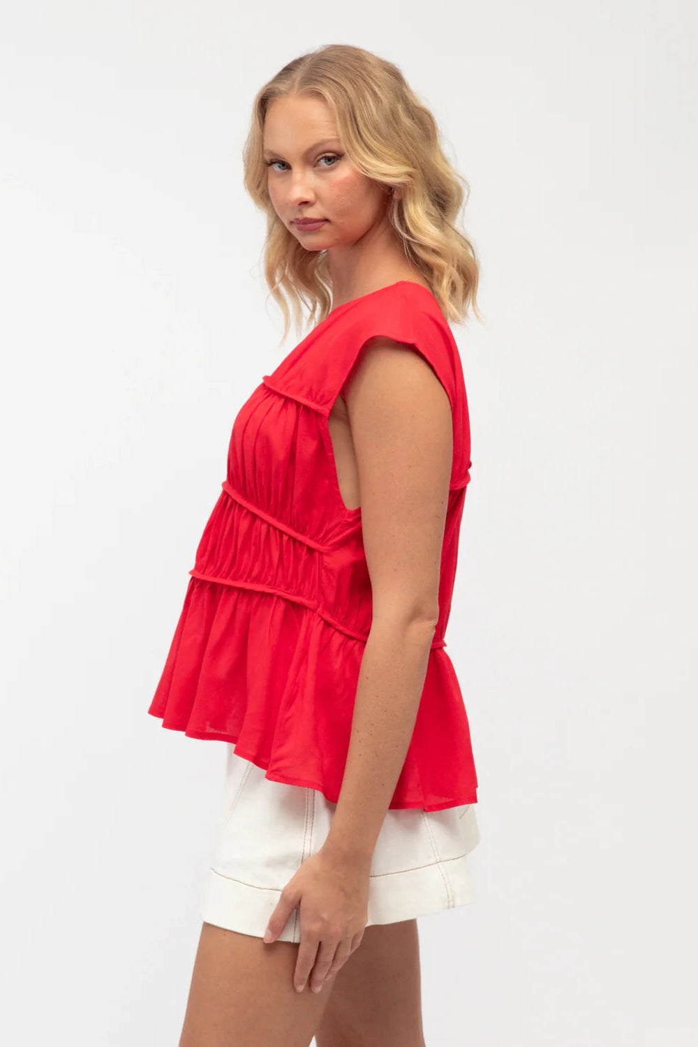 Saskia Top - Rouge
