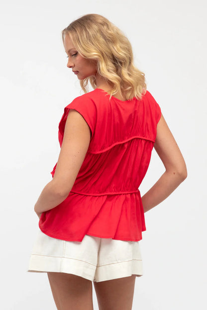 Saskia Top - Rouge