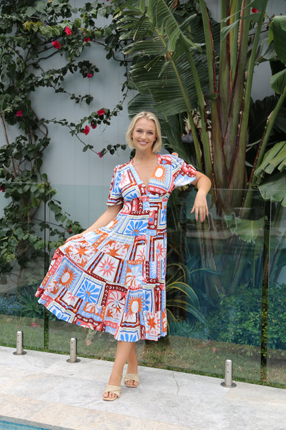 Sola Flora Midi Dress