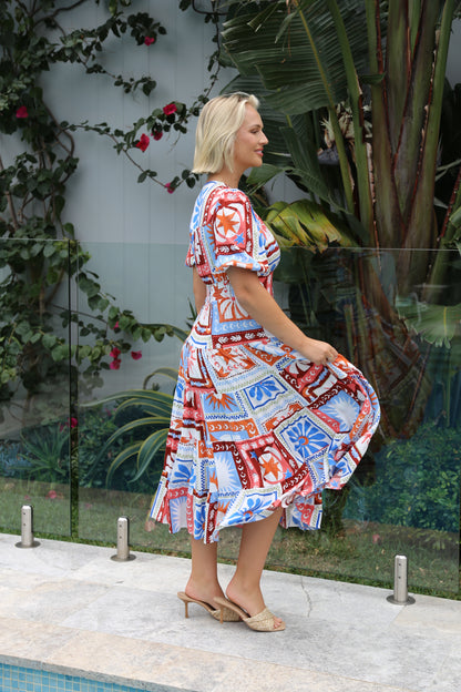 Sola Flora Midi Dress