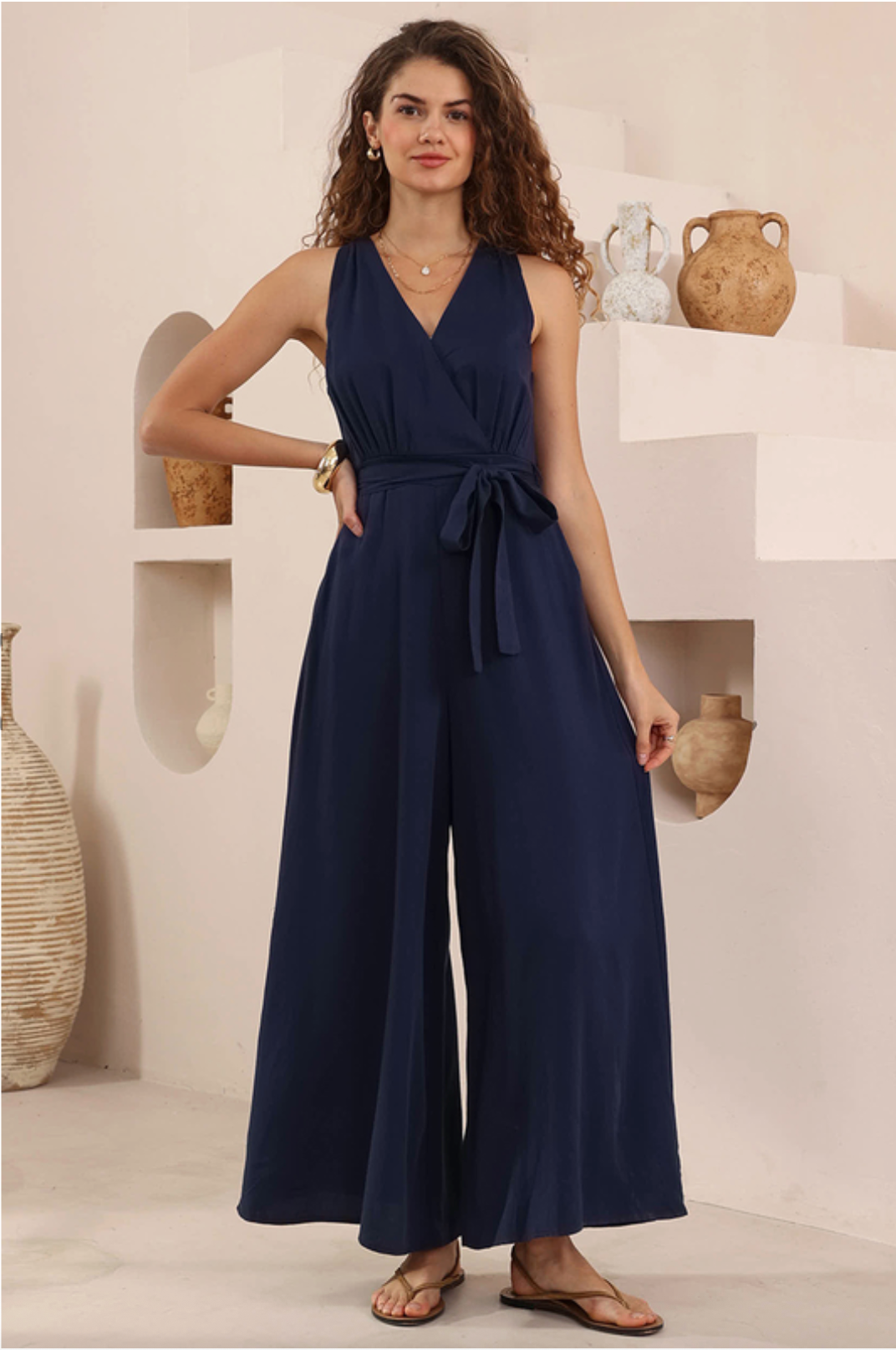 Alegra Jumpsuit - Navy