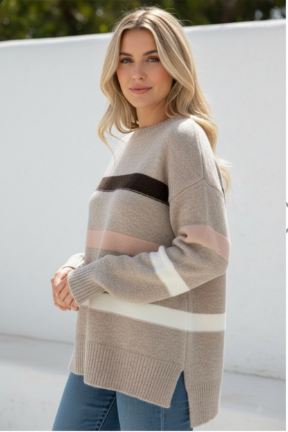 Oaty Slice Knit - Oat
