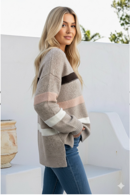 Oaty Slice Knit - Oat