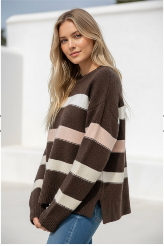 Oaty Slice Knit - Choc