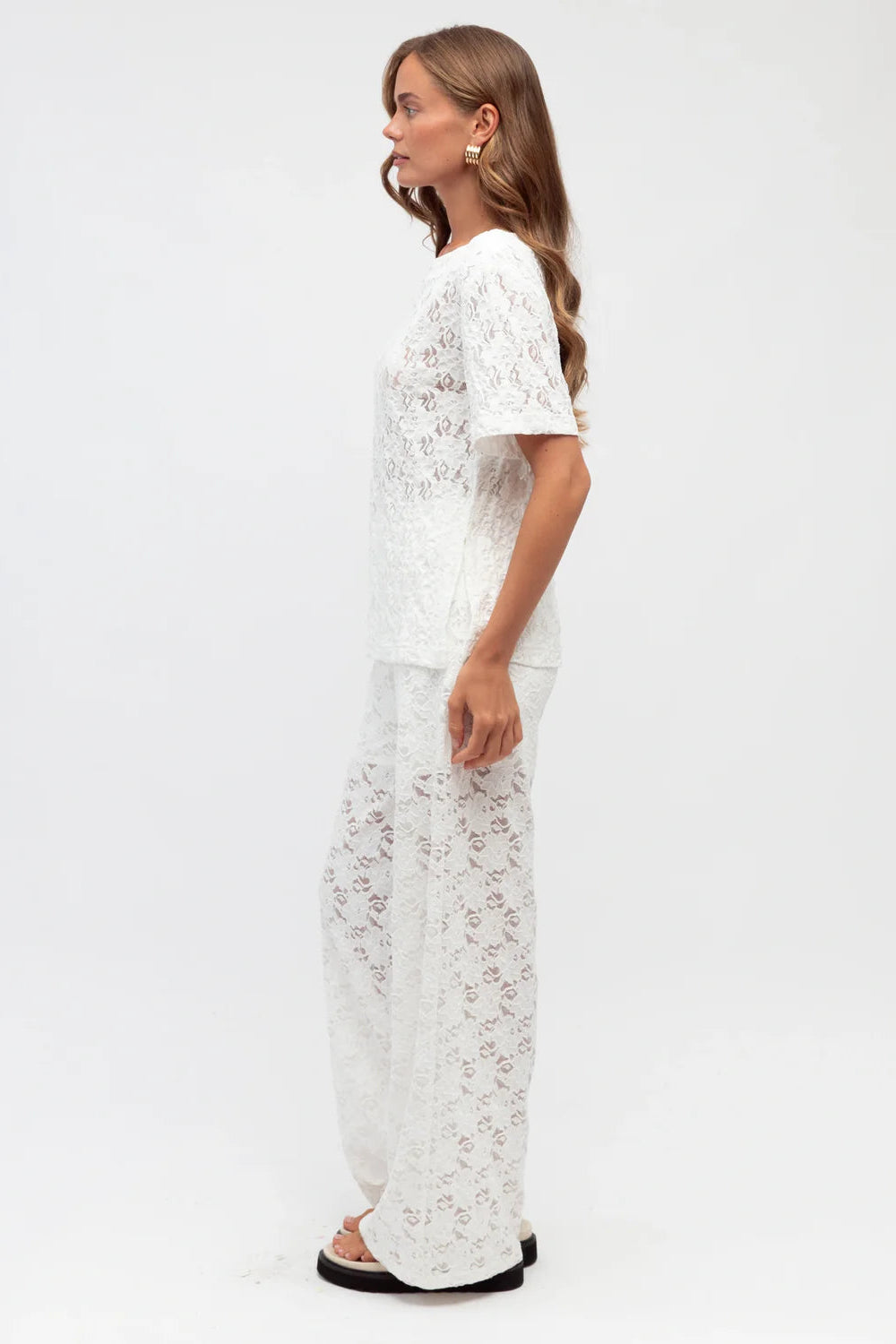 Daisy Off Shoulder Top - White