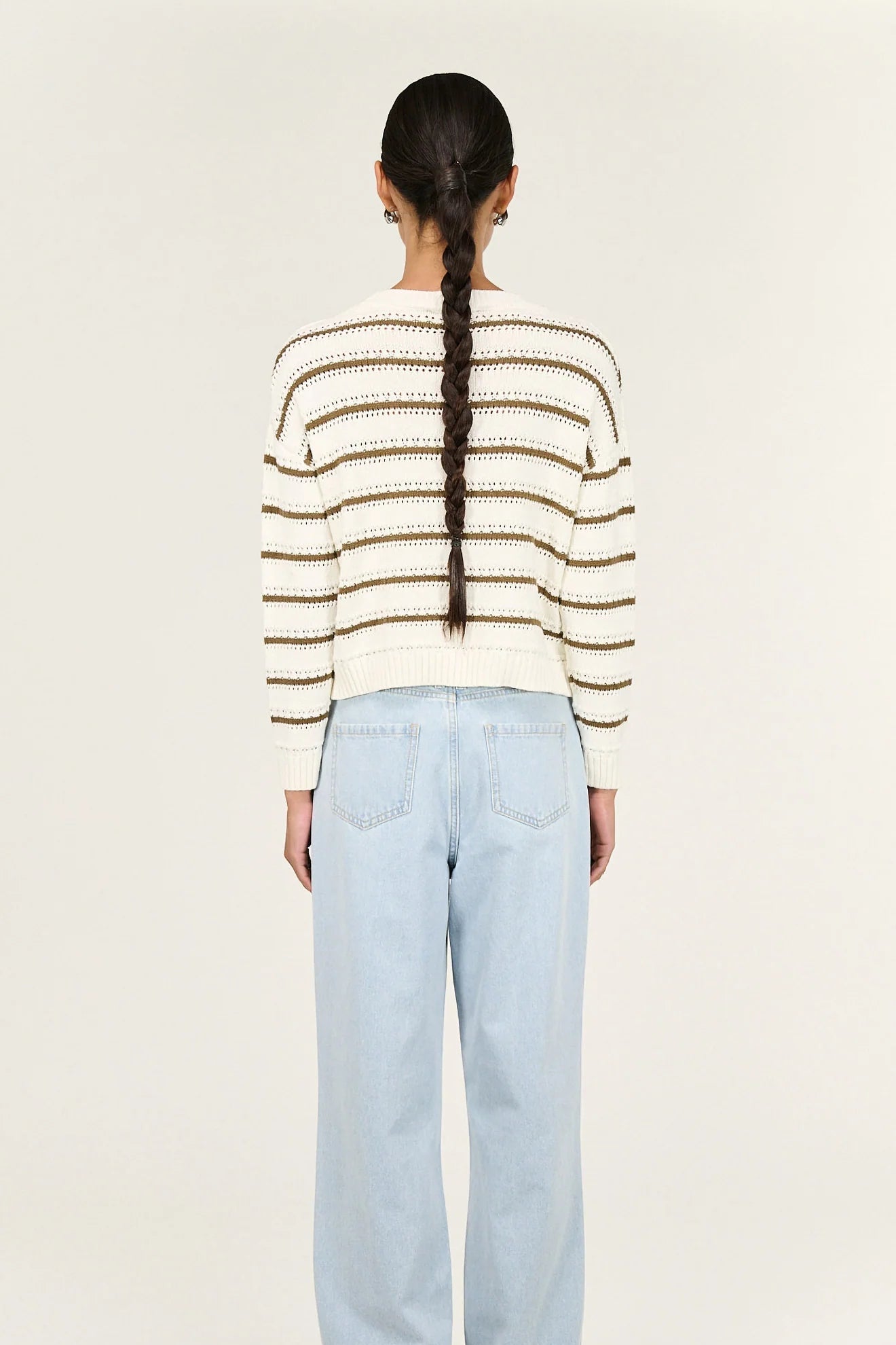 STAPLE THE LABEL - Vera Stripe Jumper - Off White