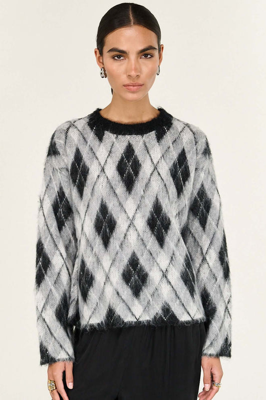 STAPLE THE LABEL - Camille Brushed Jumper - Argyle