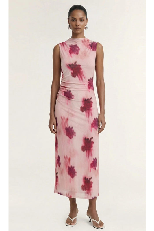 STAPLE THE LABEL - Ophyria Mesh Midi Dress