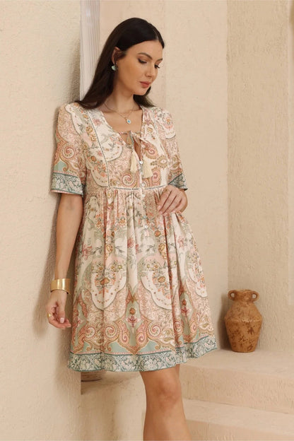Bellini Sun Dress - Vintage Paisley