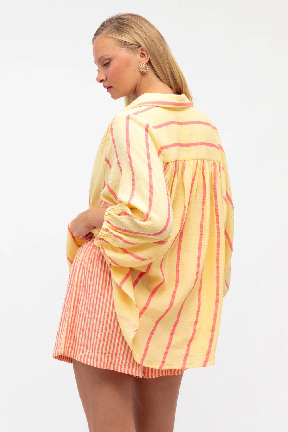 Gianni Shirt - Yellow/Orange Stripe