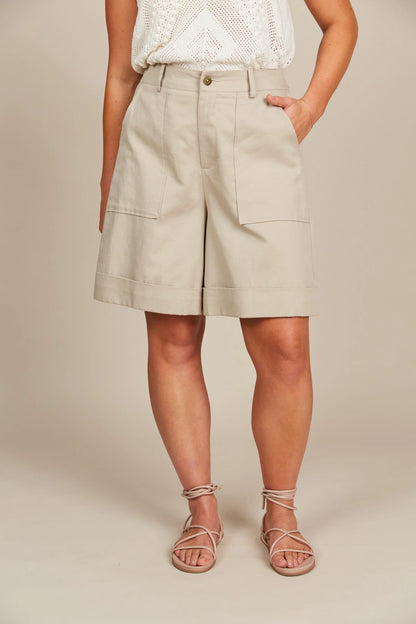 Isle Of Mine - Lucille Bermuda Short - Canvas