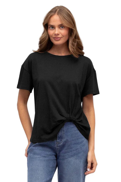 Easy Tuck Tee - Black