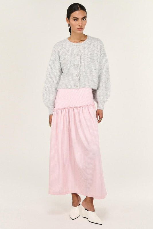 STAPLE THE LABEL - Lina Maxi Skirt - Pink Stripe