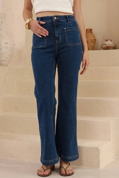 Calla Wide Leg Jean - Indigo