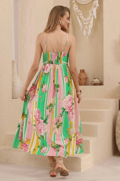 Sorbet Striped Maxi Dress