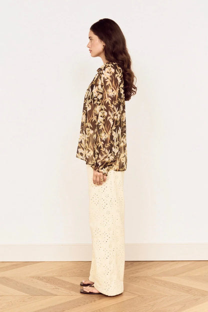 MINKPINK - Vega Chiffon Blouse - Floral