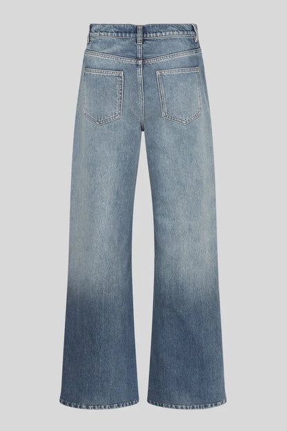 MSCH - Bine Lui Relaxed Long Jeans - Mid Blue Wash