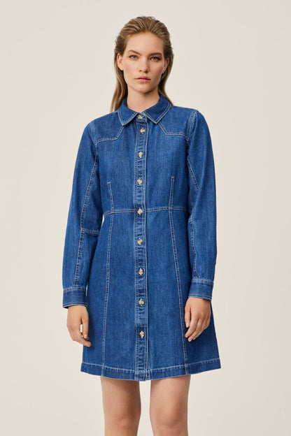 MSCH - Dielle Emma Dress - D/Blue Wash