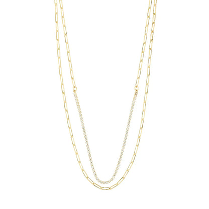 Pilgrim - Rowan 2in1 necklace (gold)